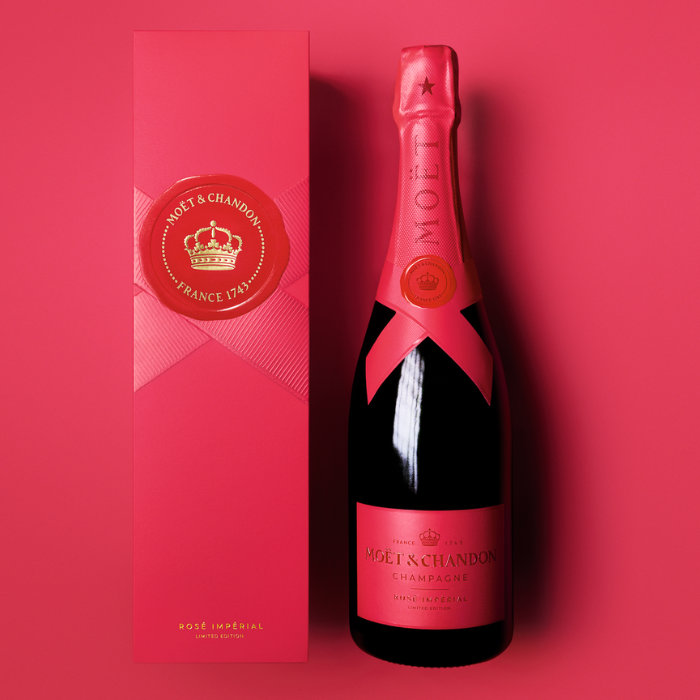Moët & Chandon Rosé Impérial Pink Limited Edition, Champagne, Frankreich