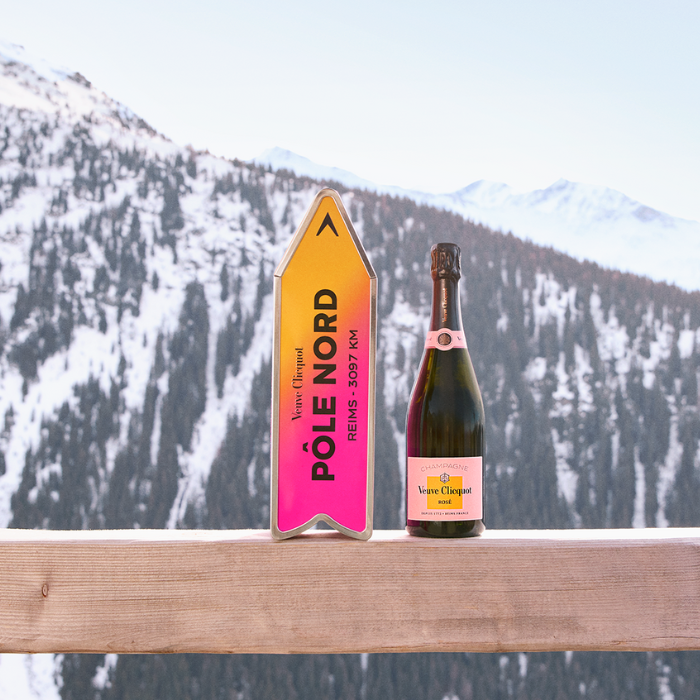 Veuve Clicquot Rosé Arrow Personalisierbar, Champagne, Frankreich