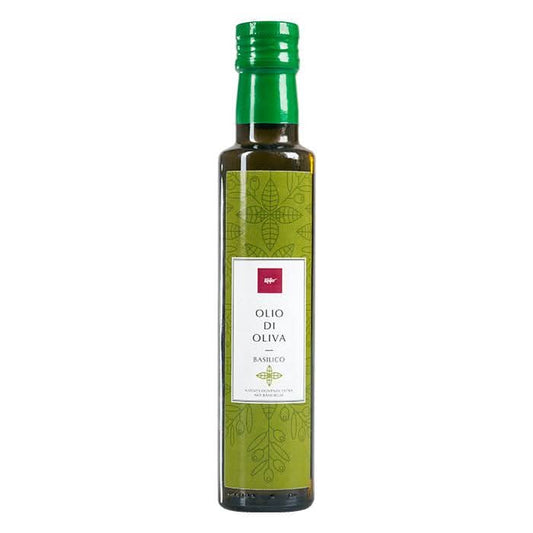 Natives Olivenöl Basilikum
