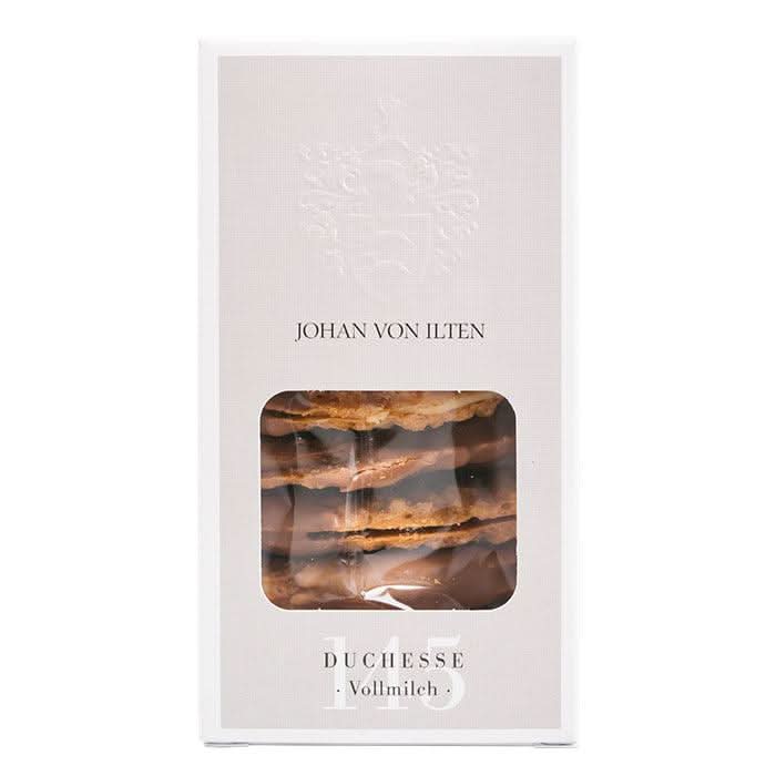 Duchesse Mandelgebäck mit Vollmilchüberzug