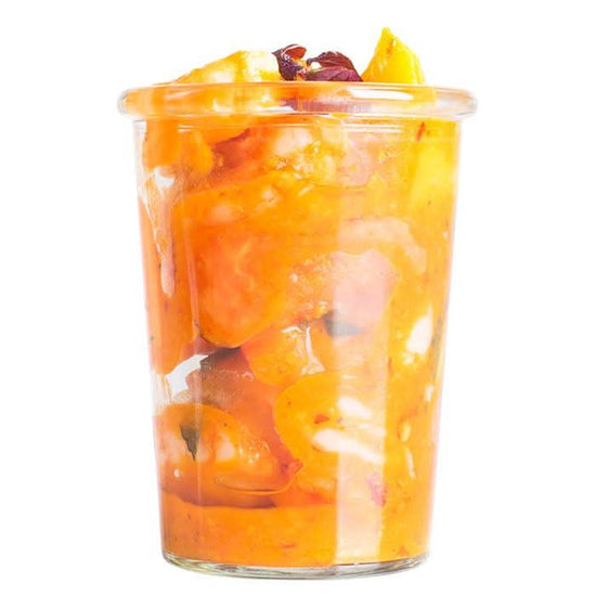 Black Tiger - Garnelen Salat mit Mango und Papaya - Feinkost Catering