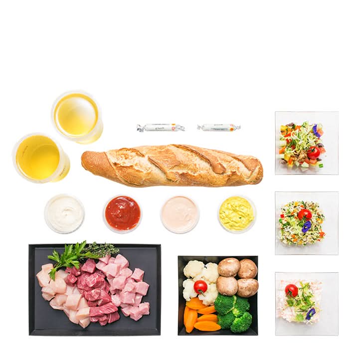 Fondue Bourguignonne (ab 2 Personen)