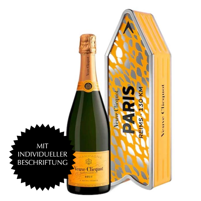 Veuve Clicquot Brut Arrow Personalisierbar, Champagne, Frankreich