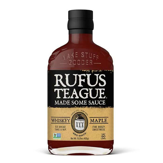 Whiskey Maple BBQ Sauce mit Ahornsirup und Whiskey-Aromen für authentischen amerikanischen Grillgenuss