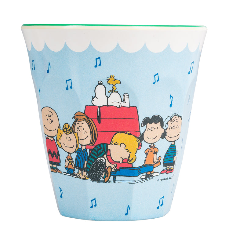 Trinkbecher mit Snoopy aus Melamine, blau