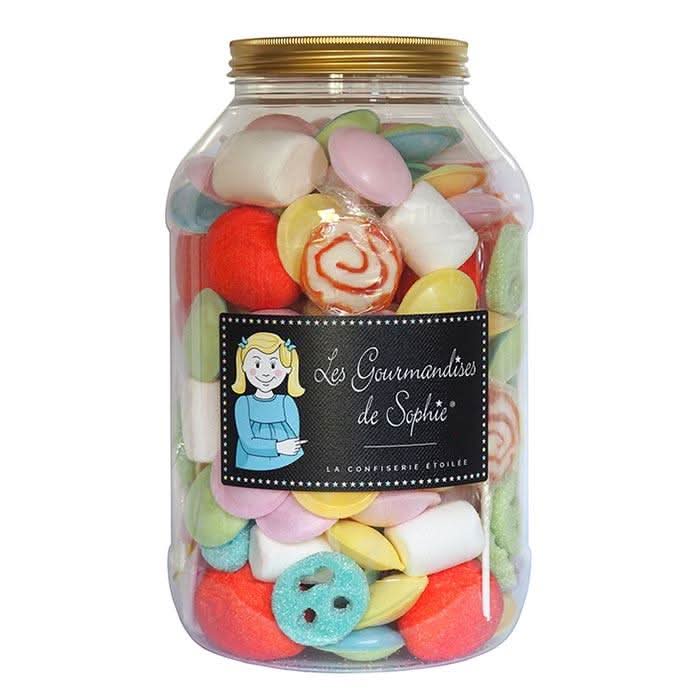 Cocktail Sophie, bunte Schaumzucker-Mischung