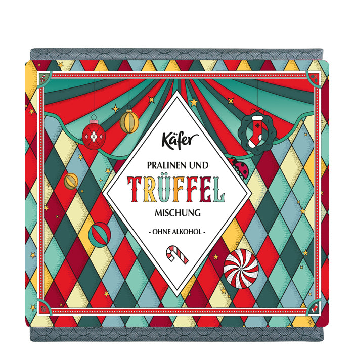 Weihnachts-Pralinen- und Trüffelmischung, ohne Alkohol