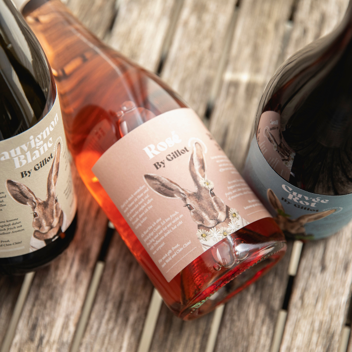 Bio Rosé Hase, Rheinhessen, Deutschland