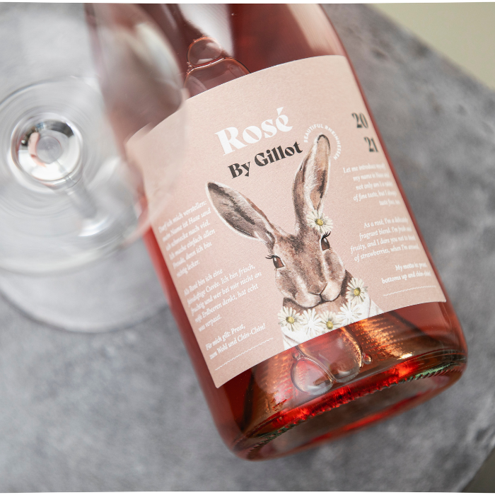 Bio Rosé Hase, Rheinhessen, Deutschland