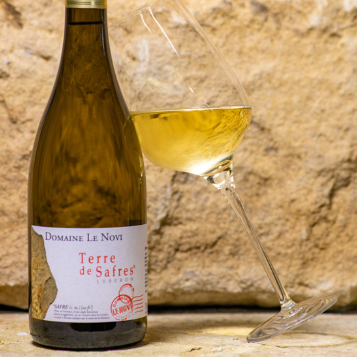 Bio Terre de Safres Blanc, Rhône, Frankreich