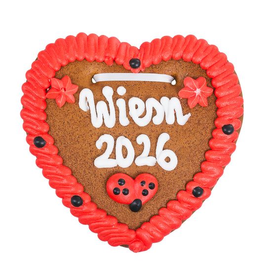Wiesn Lebkuchenherz "Wiesn 2026", 16cm