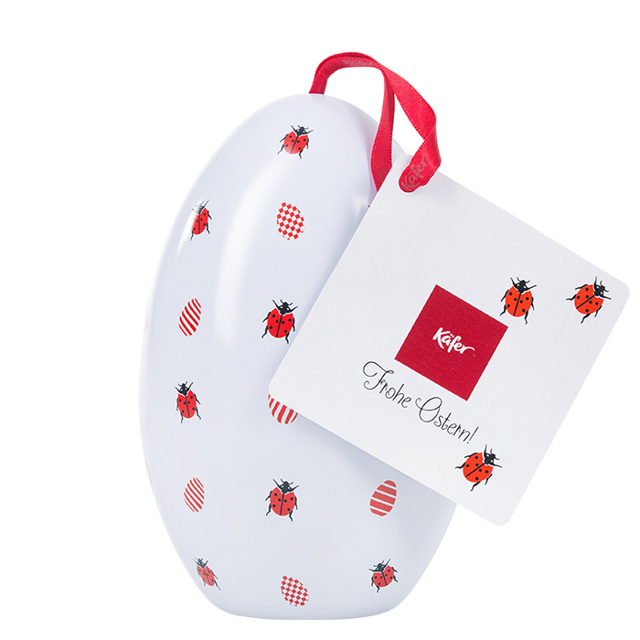 Metall Osterei mit Tartufi