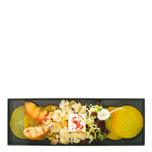 Cube von getrüffeltem Blumenkohl