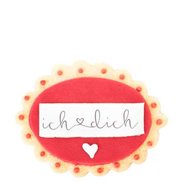 Keks "Ich <3 dich"