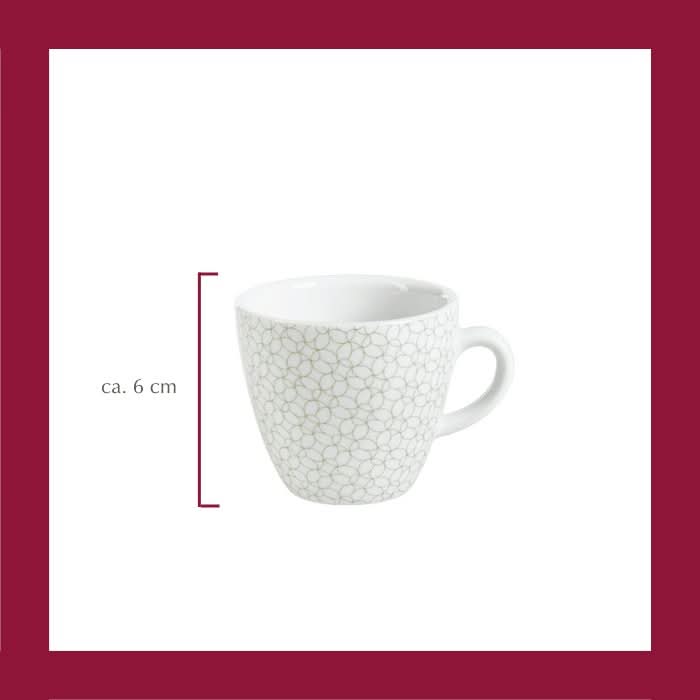 Set Green Beetle Espresso Tasse mit Untertasse -