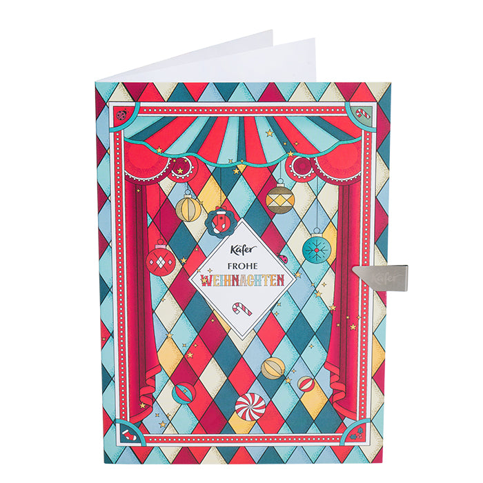 Käfer Grußkarte Weihnachtcircus