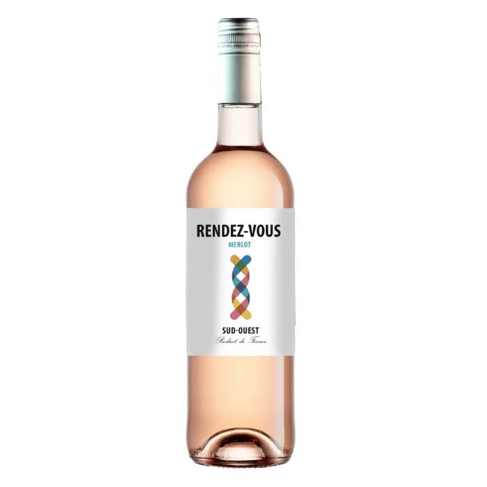 Rendez - Vous Merlot Rosé, Sud - Ouest, Frankreich -