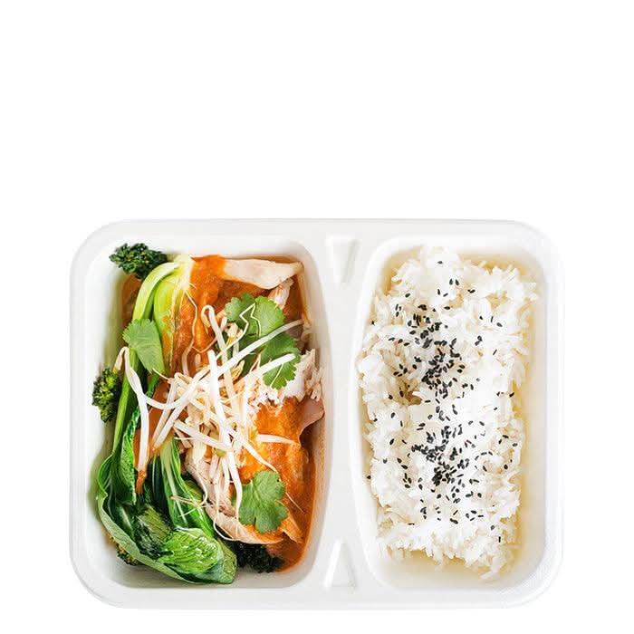 Rotes Hühnchen Curry