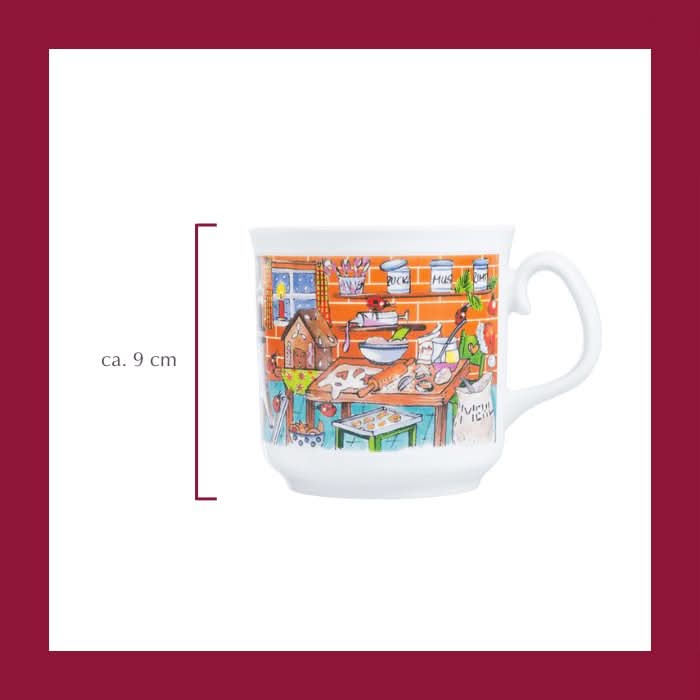 Weihnachts Haferl "Backstube" -