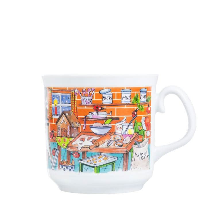 Weihnachts Haferl "Backstube" -