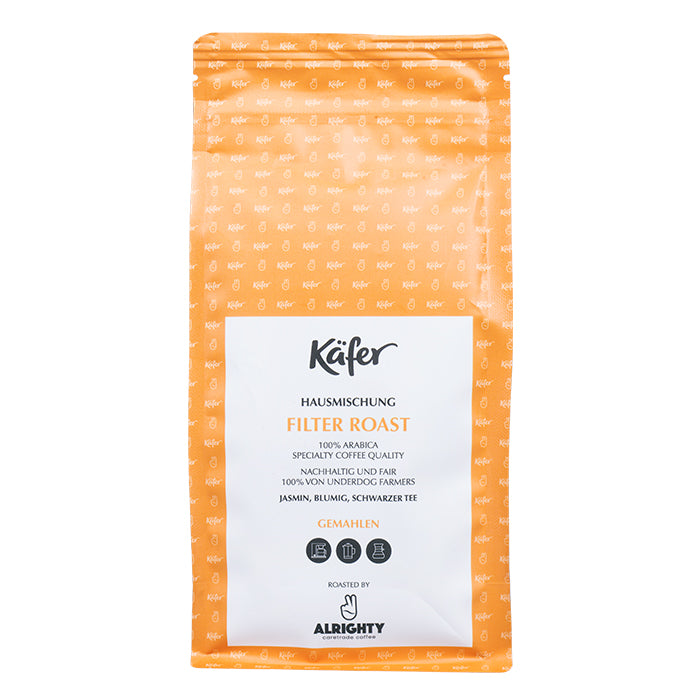 Filter Roast, gemahlen