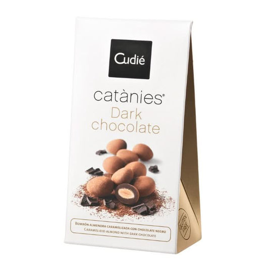 Catànias Mandelpraline, dunkle Schokolade -