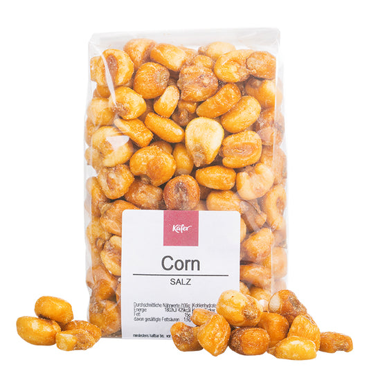 Corn, geröstet und gesalzen