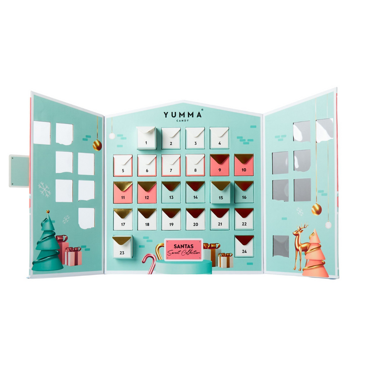 Adventskalender mit Fruchtgummis