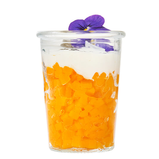 Kürbistatar mit Ziegenfrischkäse