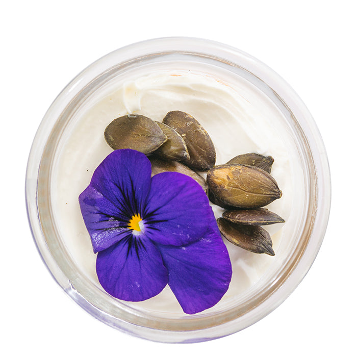 Kürbistatar mit Ziegenfrischkäse