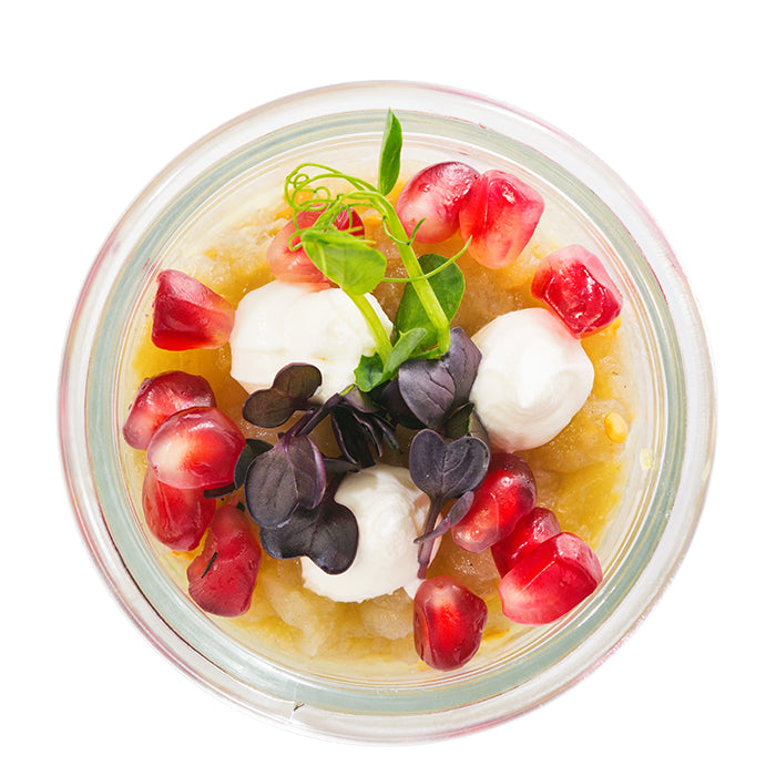 Safranbulgur mit Aubergine