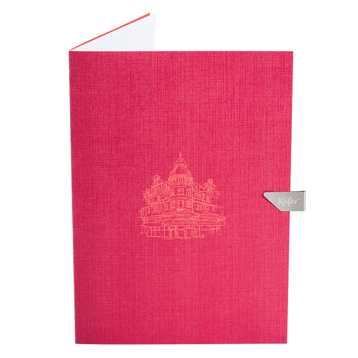 Käfer Grußkarte rot