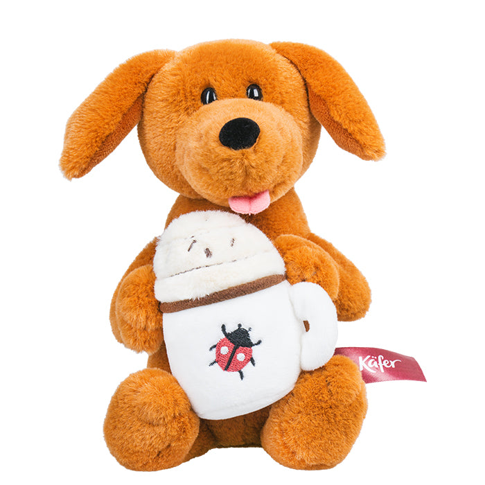 Dackel Loisl mit Haferl