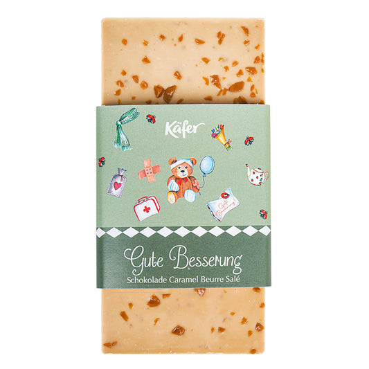 Schokolade "Gute Besserung" - Caramel, Beurre, Salé