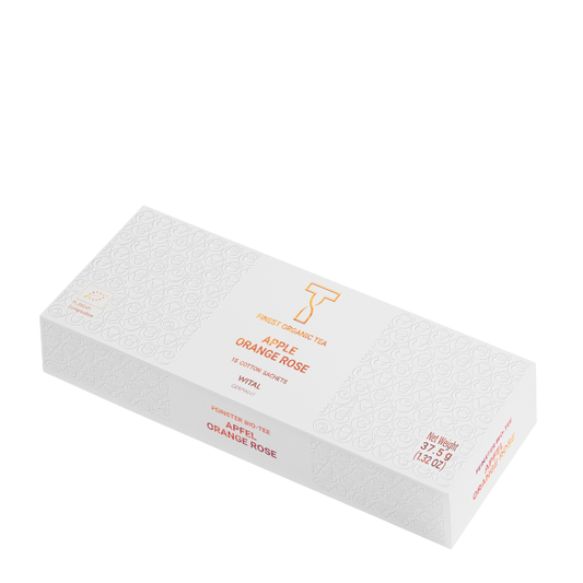 Bio Apfel Orange Rose, Früchtetee, Teebeutel