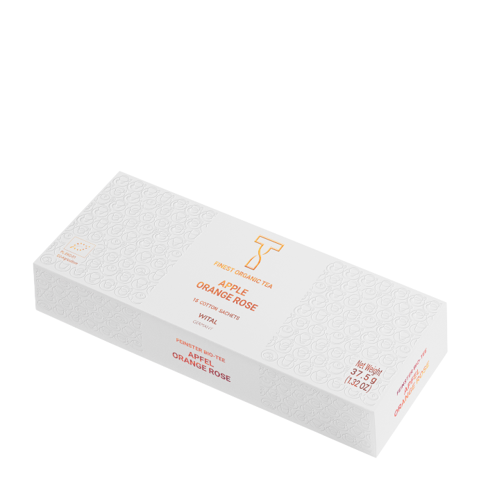 Bio Apfel Orange Rose, Früchtetee, Teebeutel