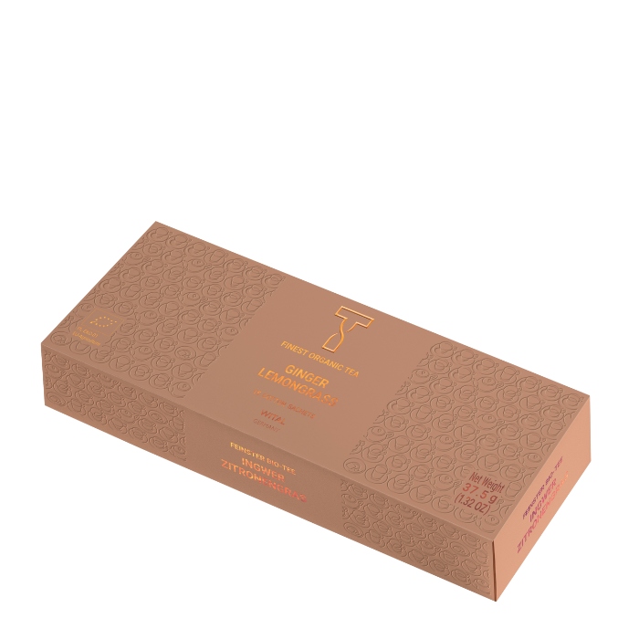 Bio Ingwer Zitronengras, Kräutertee, Teebeutel