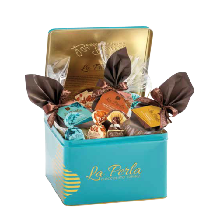 Pasqua Golosa - Schokoeier und Tartufi in Geschenkdose