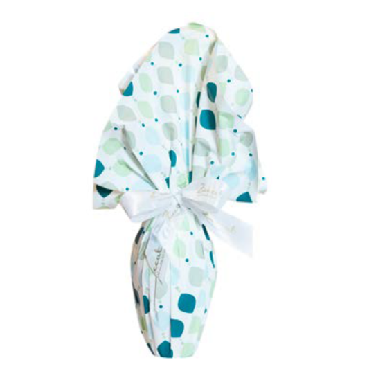 Ital. Riesen Schokoladenei Zartbitter, blau