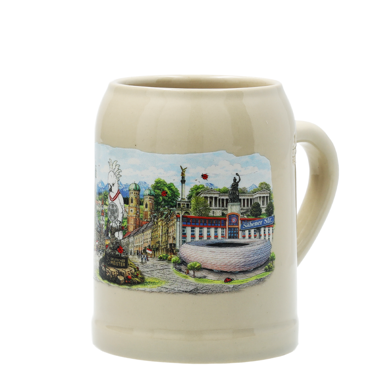 FC Bayern x Käfer Bierkrug Kakadu - Deutscher Meister 2026, 0,5l