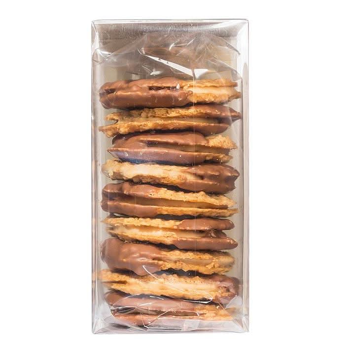 Duchesse Mandelgebäck mit Vollmilchüberzug