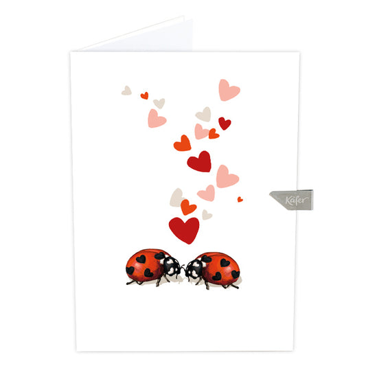 Käfer Grußkarte Love