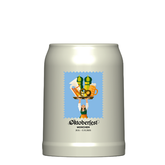 Off. Oktoberfest Steinkrug 2025, 0,5 l