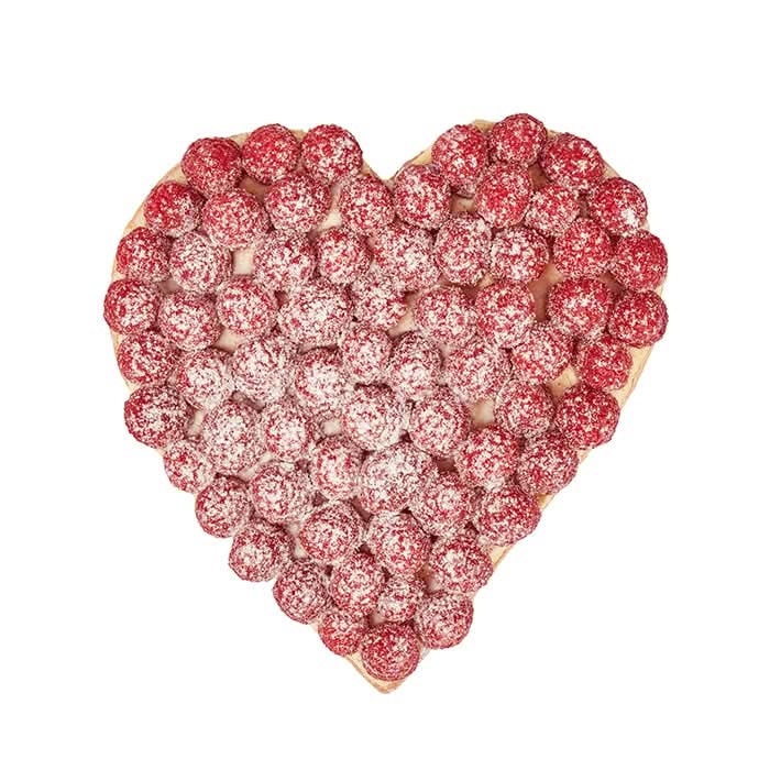 Himbeertarte Herz, Ø 18 cm