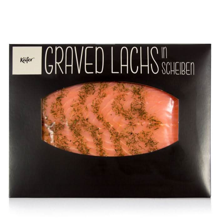 Graved Lachs, in Scheiben, 100g