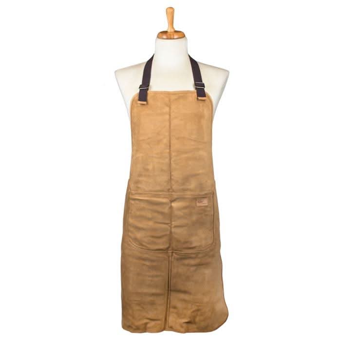 Käfer Kitchen, Latzschürze, Wildleder braun
