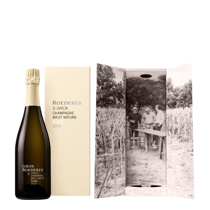 Louis Roederer 2018 Brut Nature Edition Philippe Starck, Champagne, Frankreich