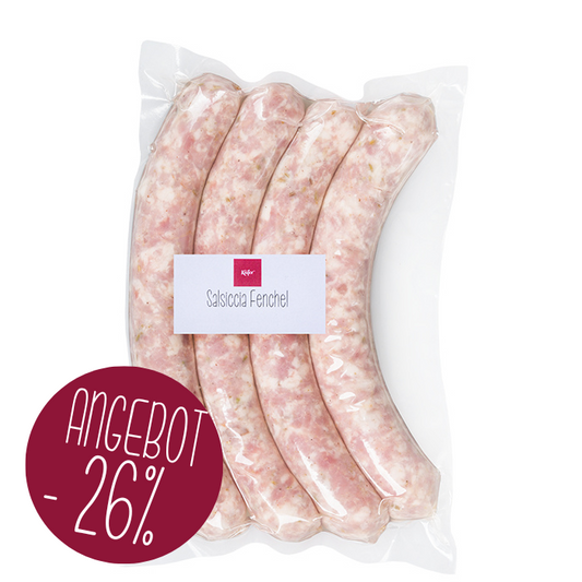 Salsiccia Fenchel, hausgemacht
