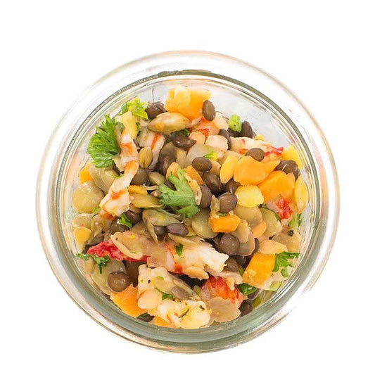 Flusskrebs Salat