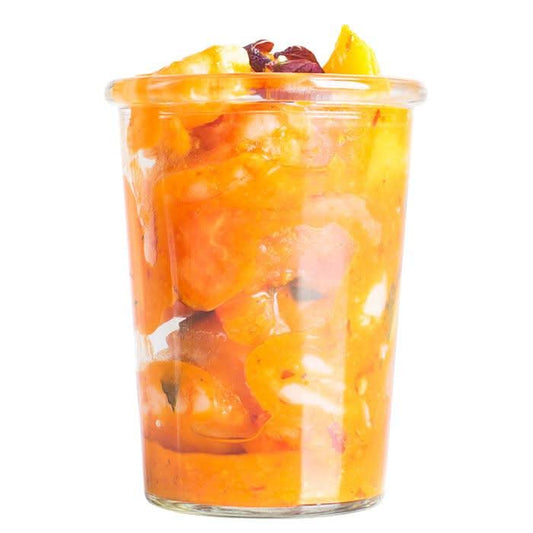 Black Tiger - Garnelen Salat mit Mango und Papaya - Feinkost Catering